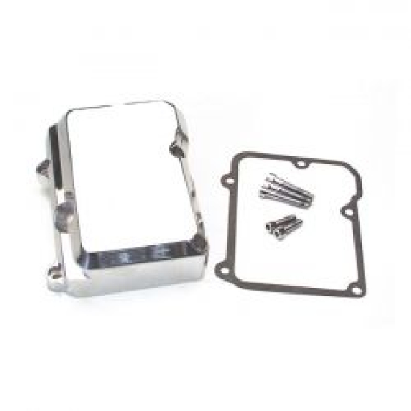 JIMS, Getriebeoberteil aus Billet-Aluminium. Verchromt